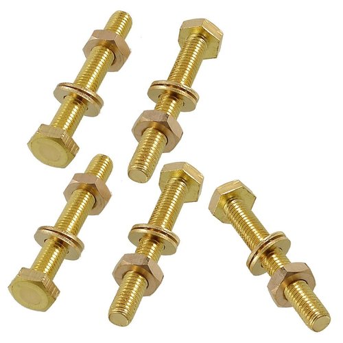 Brass Nut Bolt With Washers