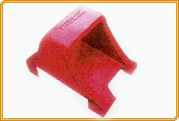 Bracket 3.500" - Steel 3.5x2x1.5 in Red, Powder Coated | Secure Mounting, Durable Design, Easy Installation