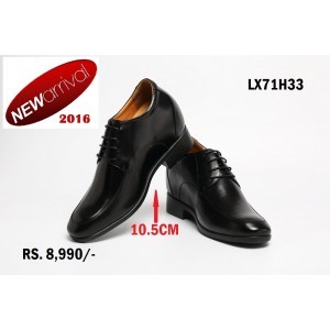 Lace-Up Hidden Heel Formal Elevator Shoes
