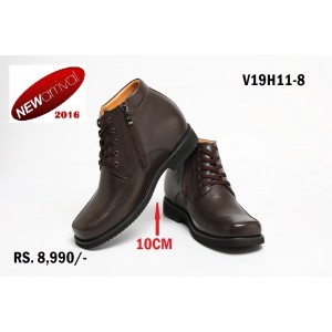 Causal Ankle Boot Height Increasing Elevator Shoes