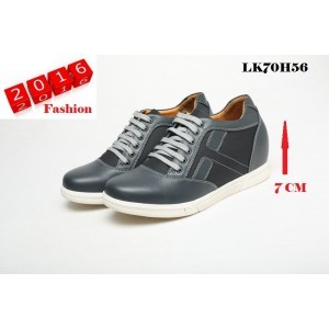 Sporty look elevated shoes in grey