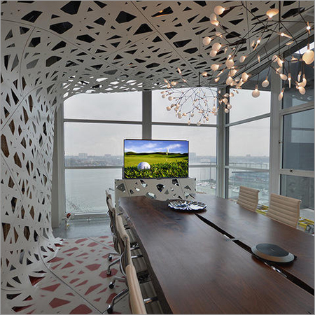 Laser Cutting Office Ceiling