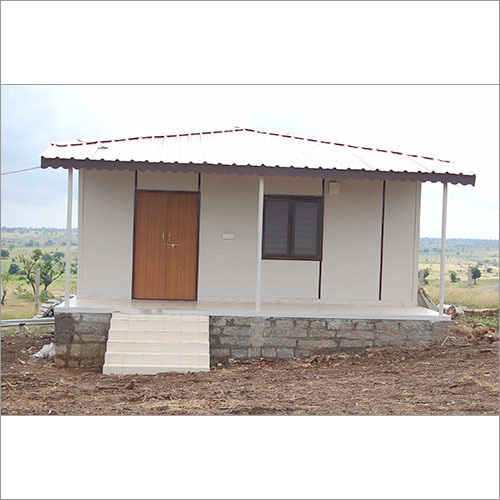 Prefab Hut on Uneven Ground