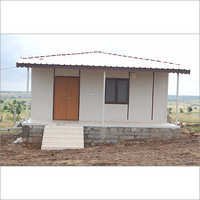Prefab Hut On Uneven Ground