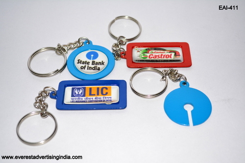 ECONOMICAL METAL KEY CHAINS - Metal, Varied Sizes, Multicolored | Durable, Customizable Design, Lightweight, Bulk Packaging