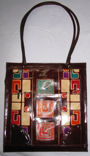 Leather Shopping Bag