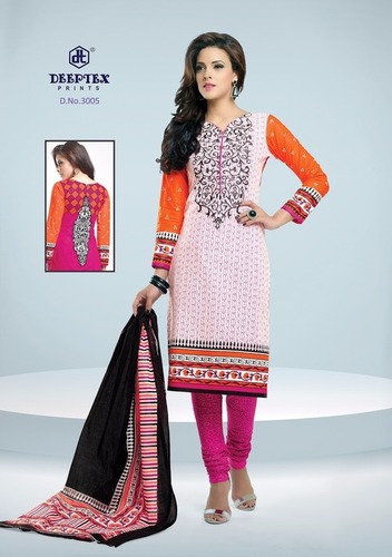 cotton printed dress material