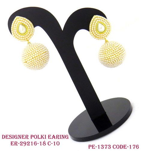 Polki Designer Panee Puri Earring 