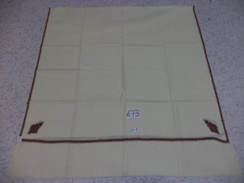 White Kashmiri Gents Shawl