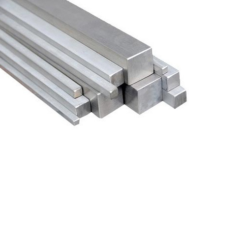 SS 304 Square Bar - Stainless Steel 304, Available in 3 and 6 Meters Lengths | Durable Quality, Smooth Finish