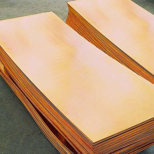 Copper Plate - Rectangular Copper Sheet of Varying Thicknesses | Great Ductility, High Ease of Fabrication, Fatigue Resistance