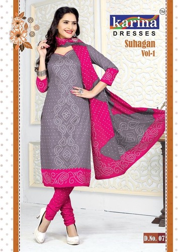 Cotton Unstitched Salwar Kameez Wholesale Rate
