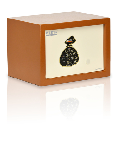 Alpha - Metal Digital Lock Safe - H 8.5 x W 12 x D 9 Inches, 6.2 Kgs, 10.2 Liters Volume | Features: Audio Beep Confirmation, Motorized Locking, Misuse Indication, Easy Battery Operation, Mechanical Override