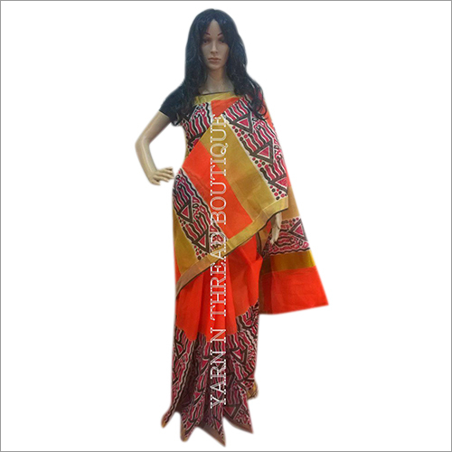 Painted Kerala Cotton Sarees