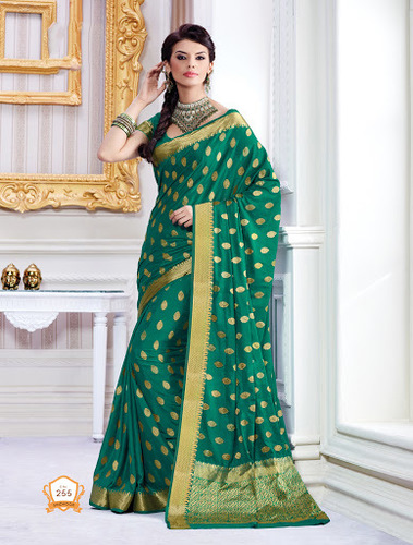 Green Kanchipuram Silk Saree