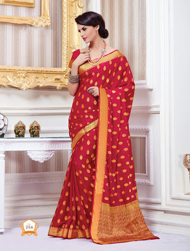 Red Kanchipuram Silk Saree