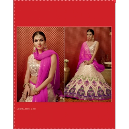 Beautiful Net Georgette Sindhuri Lehenga