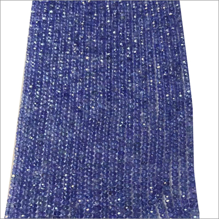 Tanzanite Faceted Roundel Beads