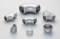 Alloy Steel Pipe Fittings - Stainless Steel, Round Shape, Silver Color | High Strength, Sturdy Designs, Excellent Durability