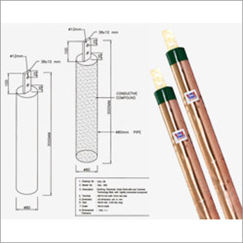 Copper Chemical Earthing Electrodes
