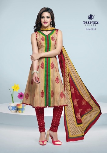 cotton print suit