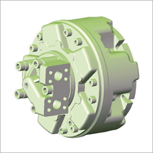 SAI Hydraulic GM 5 Radial Piston Motor - Fixed Displacement, Swivelling Cylinders | Double Piston Support, Strong Casings, High Efficiency, Reduced Heat