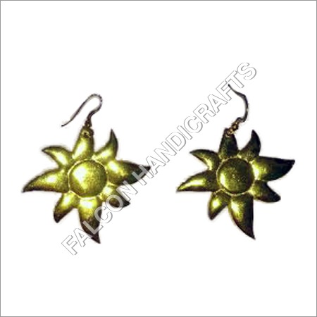Brass Gold Earring