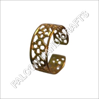 Brass Gold Cuff Ring