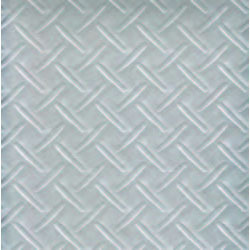 Chequered Pearl White Vinyl Flooring