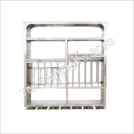 Silver Stainless Steel Kitchen Stand