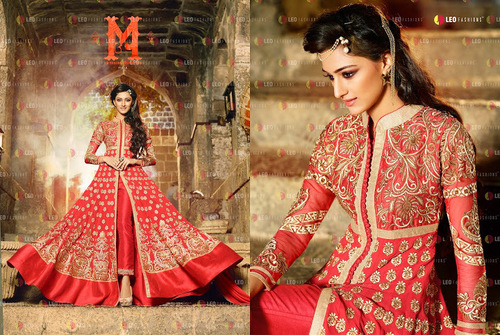 Red Anarkali Salwar Kameez