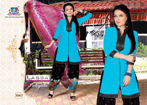 Wholesale Patiala Cotton Dress Catalog