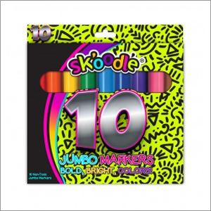 10 Count Jumbo Washable Markers