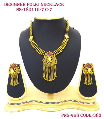 Designer Antique Polki Necklace 