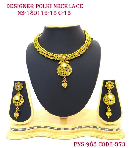 Designer Antique Polki Necklace 