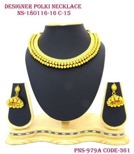 Designer Antique Golden Necklace  