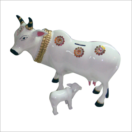 Folk Art Kamdhenu Cow Statues
