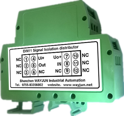DIN35 Rail Loop Powered 4-20mA Signal Isolator