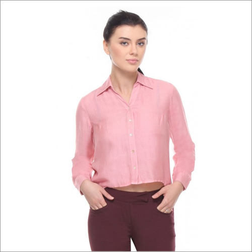 Joya - Dusky Pink Full sleeves Relaxed Fit Shirt