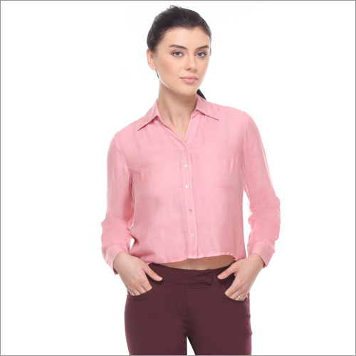 Joya - Dusky Pink Full sleeves Relaxed Fit Shirt