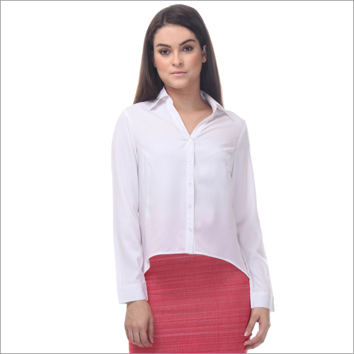 Nishka - Viscose Shirt, Off-White, Full Sleeves | Relaxed Fit, Button Closure, Comfortable, Versatile Wear