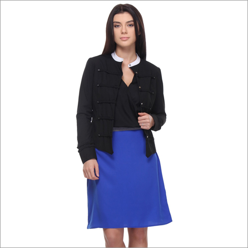 Joel - Black Full Sleeves Slim Fit Jacket