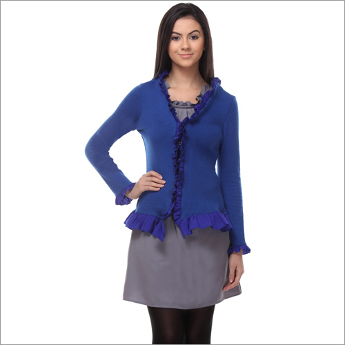 Katrin - Blue Full Relaxed Fit Cardigan