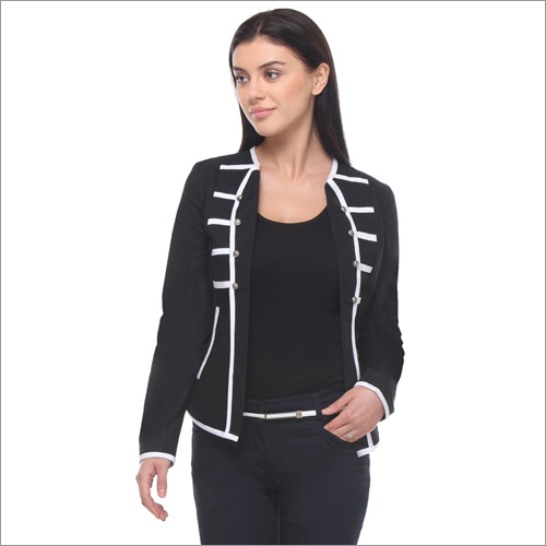 Westin - Black Full Sleeves Fitted Jacket