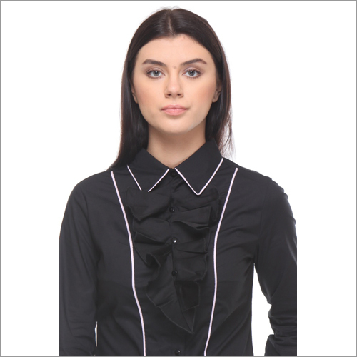 Duane - Cotton Blend Black Neckties, Relaxed Fit, Comfortable, Durable, Stylish