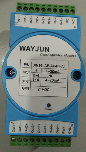 Analog signal isolated splitter(one in four out)