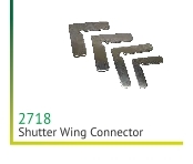 Aluminium Shutter Wing Connector