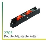 Rust Resistance Metal Double Adjustable Roller