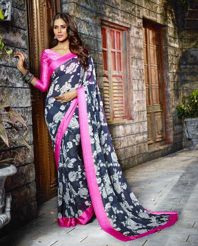 Print Work Designer Saree