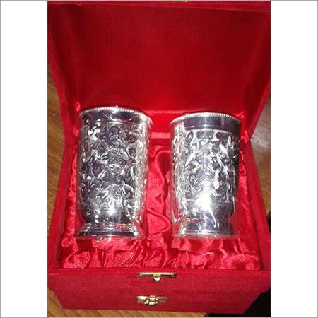 Designer Silver Glass